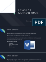 3.1 Microsoft Office