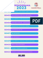 Cronograma de aulas de física para 2023