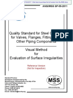 Quality Standard For Steel Castings For Valves, Flanges, Fittings, and Other Piping Components Visual Method For Evaluation of Surface Irregularities