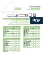 Checklist de inspeção de caminhão