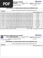 Cronograma de Obligaciones Tributarias 2023