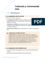 Tema 3. Protocolo y Ceremonial de La Corona.