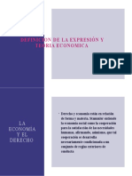 Definicion de La Expresión Teorica Económica