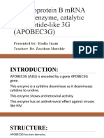 Apolipoprotein B mRNA Editing Enzyme, Catalytic Polypeptide-Like 3G (Apobec3G)