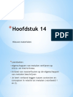 Hoofdstuk 14: Nieuwe Materialen