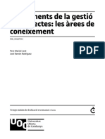 2 - Components de La Gestió de Projectes. Les Àrees de Coneixement