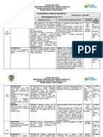 Planejamento semanal de aulas para 1o ano