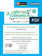 Flyer Printemps de L'orientation 2023