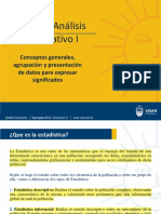 Análisis cuantitativo I: conceptos básicos de estadística descriptiva