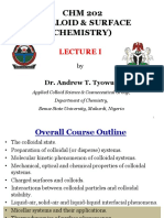 My Publications - CHM 202-COLLOID & SURFACE CHEMISTRY-I
