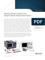 Measuring Dielectric Properties Using Keysight's Materials Measurements Solutions