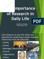 2 Importance of Research in Daily Life
