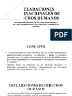 Declaraciones Internacionales de Derechos Humanos