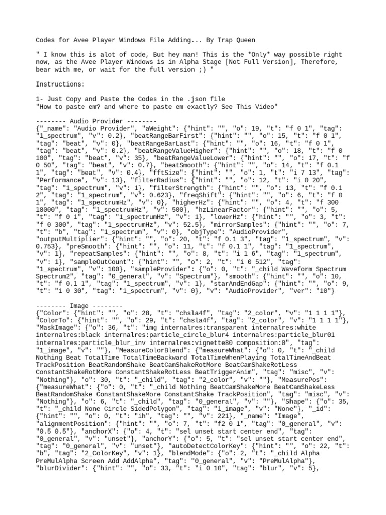 Avee player windows codes pdf graphic design computer graphics
