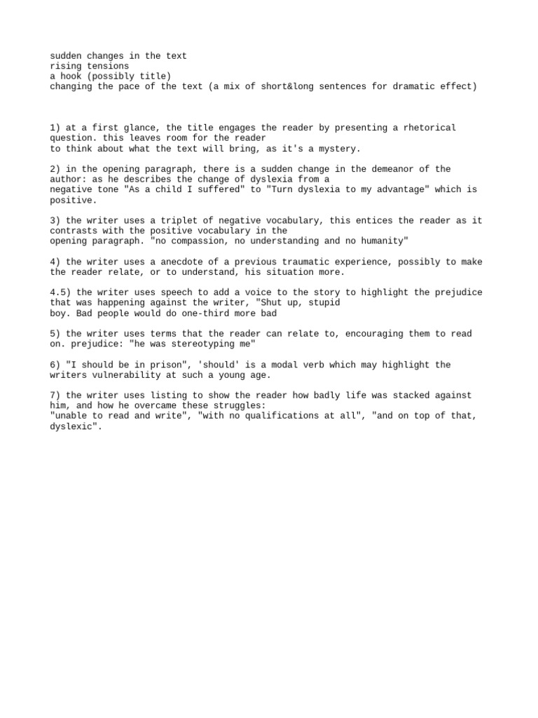 Sudden Changes In The Text PDF