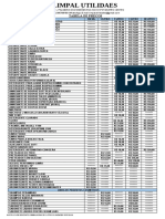 Tabela de Preços: Avista 5 % de Desconto / Embalagens de 5 Litros 6 Unidades Por Caixa