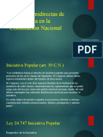 Formas Semidirectas de Democracia en La Constitución Nacional