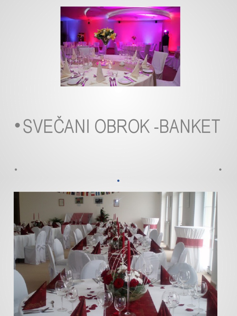 Svečani Obrok Banket Pdf