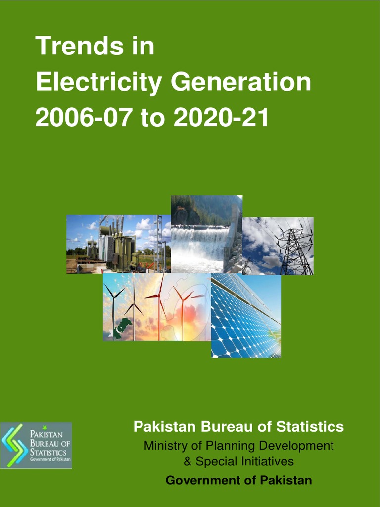 Trends in Electricity Generation 2006-07 To 2020-21: Pakistan Bureau of ...