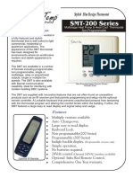 SMT 200 Multistage Heat Pump & Heat Cool Thermostat Non Programmable Brochure