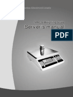 Manual For HW945 Macs Weighing Scale