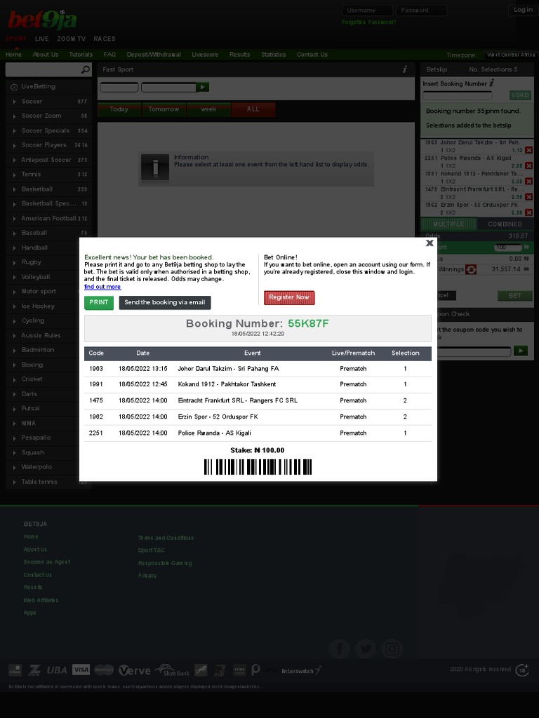 Bet9ja  LoginSignup
