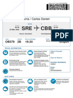 CBB SRE: Pacheco Chavarria / Carlos Daniel