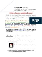 Instrucciones: NO Necesita Tener Conexión A Internet