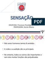 Processos Psicológicos Básicos (PPB) - Sentido SENSAÇÃO