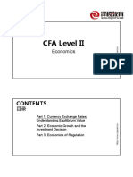 CFA Level II: Economics