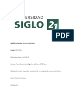 Análisis de escenas y perfil criminal en caso de homicidio