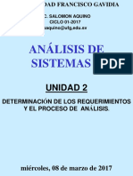 Análisis de Sistemas I: Unidad 2