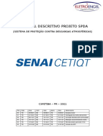 Memorial Descritivo Projeto Spda: (Sistema de Proteção Contra Descargas Atmosféricas)