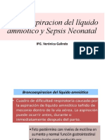 Broncoaspiracion Del Líquido Amniótico y Sepsis Neonatal: IPG. Verónica Galindo