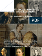 Mga Ambag NG Renaissance Sa Iba't Ibang Larangan