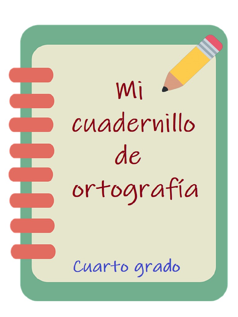 Cuadernillo De Ortografía 4to Grado Cesd Descargar Gratis Pdf