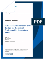 TS 0376 - Classification and Design For Electrical Equipment in Hazardous Areas