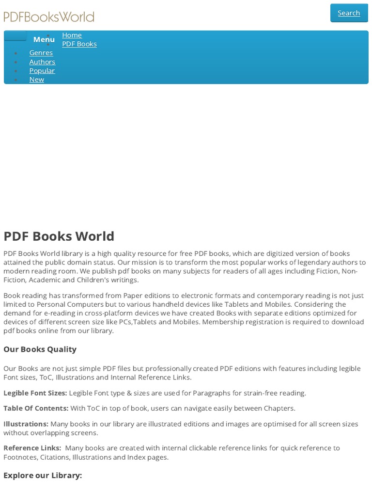 PDF Books Library To Download Free Ebooks PDF