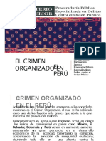 El Crimen Organizado en EL Perú