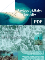 Pavlopetri, Italy: The Lost City: An Josue 'S Apresentation XD