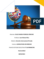 Nacionalidad Mexicana Derecho Internacional Privado