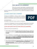 ¿Qué Es Control Interno Aplicado A La Contabilidad?