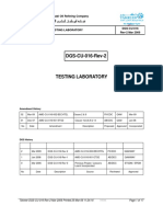 DGS-CU-016-R2 Testing Laboratory