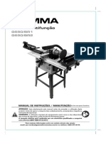 Serra multifunção manual instruções manutenção