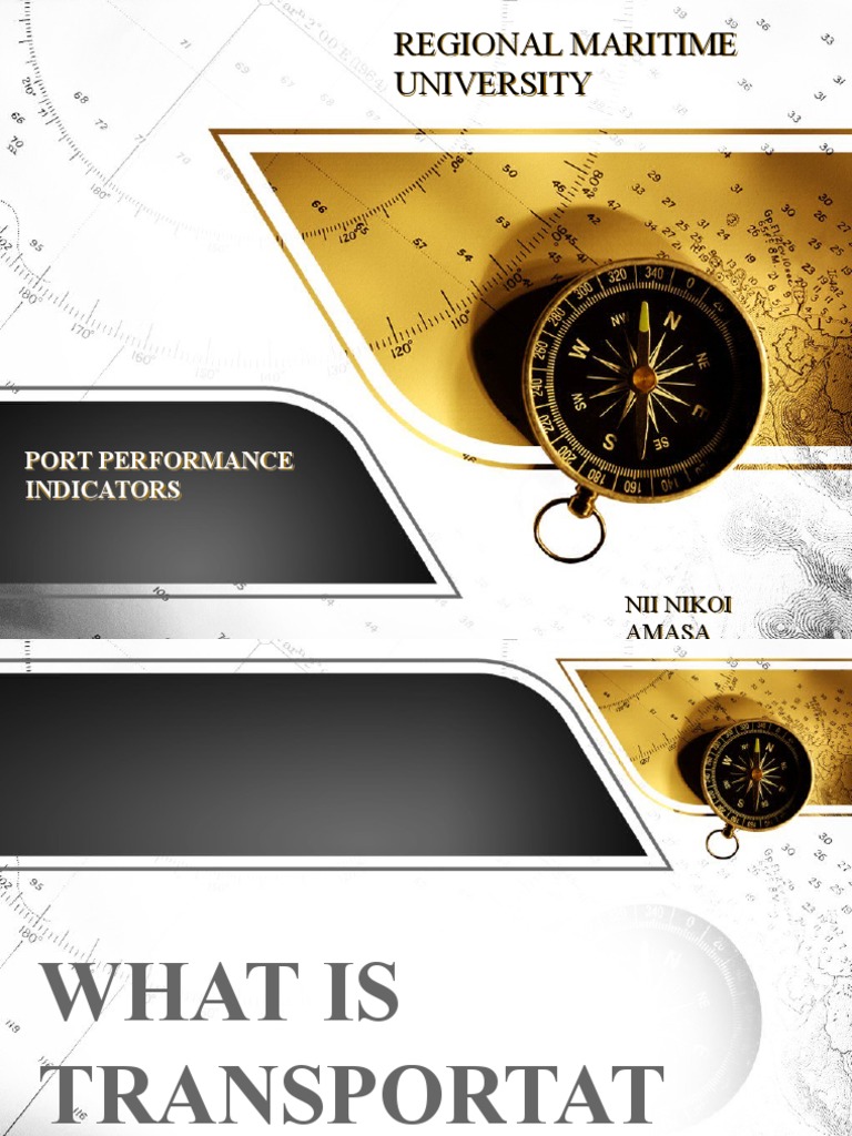 Regional Maritime University Port Performance Indicators PDF