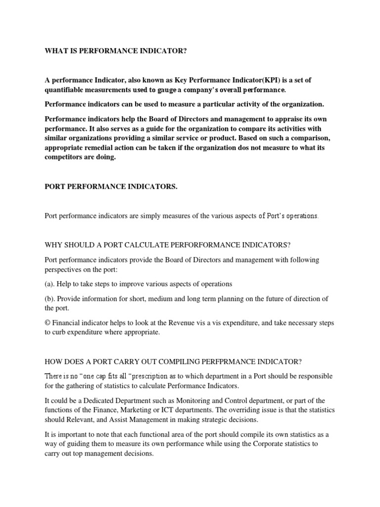 What is performance indicator 1 pdf performance indicator