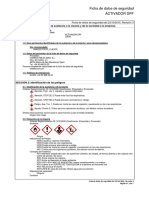 Ficha de Datos de Seguridad Activador DPF