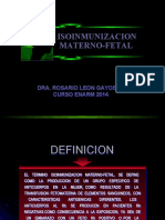 Isoinmunizacion Maternofetal