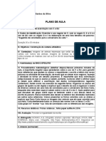 Plano de Aula: Nome: Cibele Dos Santos Da Silva RGM:26476177