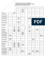 LMT School of Management Timetable